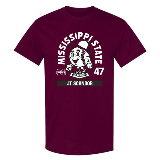 Mississippi State - NCAA Baseball : JT Schnoor - T-Shirt-0