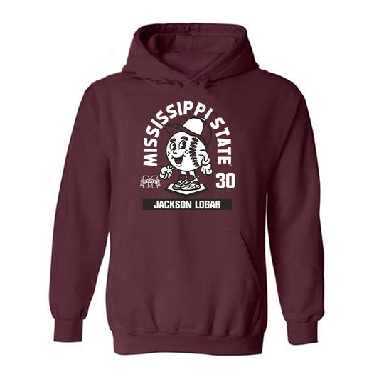Mississippi State - NCAA Baseball : Jackson Logar - Hooded Sweatshirt-0