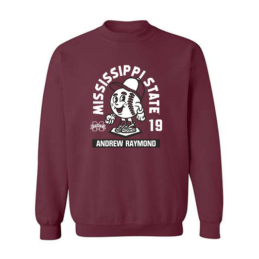 Mississippi State - NCAA Baseball : Andrew Raymond - Crewneck Sweatshirt-0