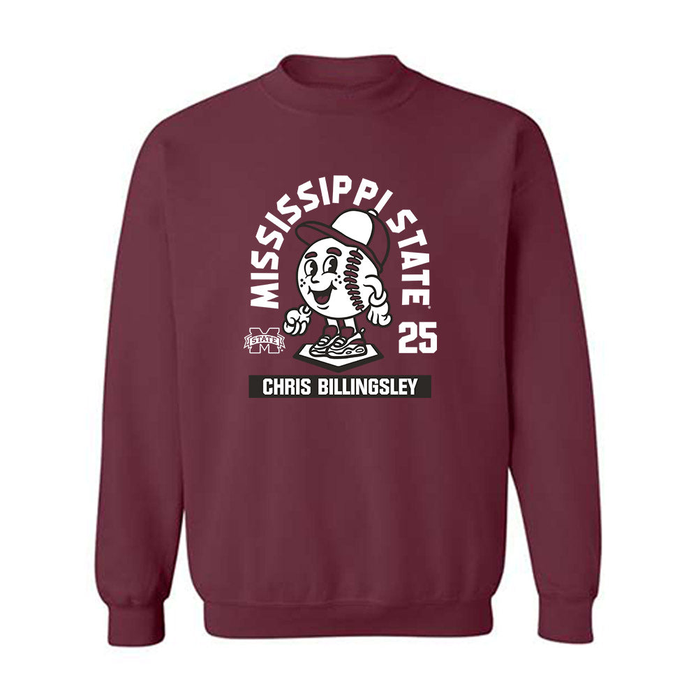 Mississippi State - NCAA Baseball : Chris Billingsley - Crewneck Sweatshirt-0
