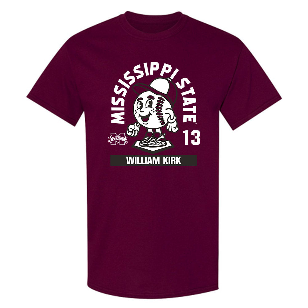 Mississippi State - NCAA Baseball : William Kirk - T-Shirt-0