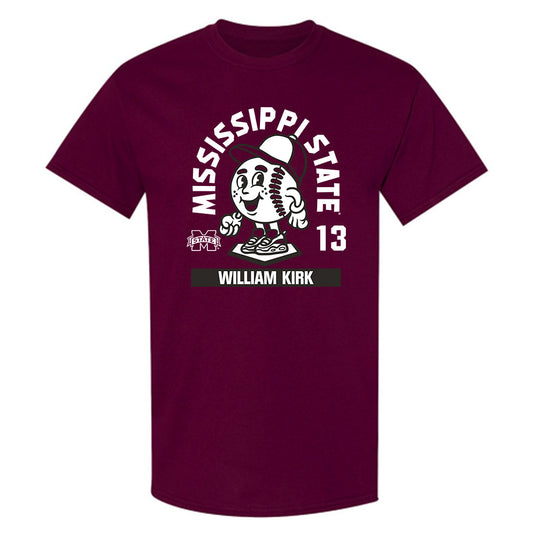 Mississippi State - NCAA Baseball : William Kirk - T-Shirt-0
