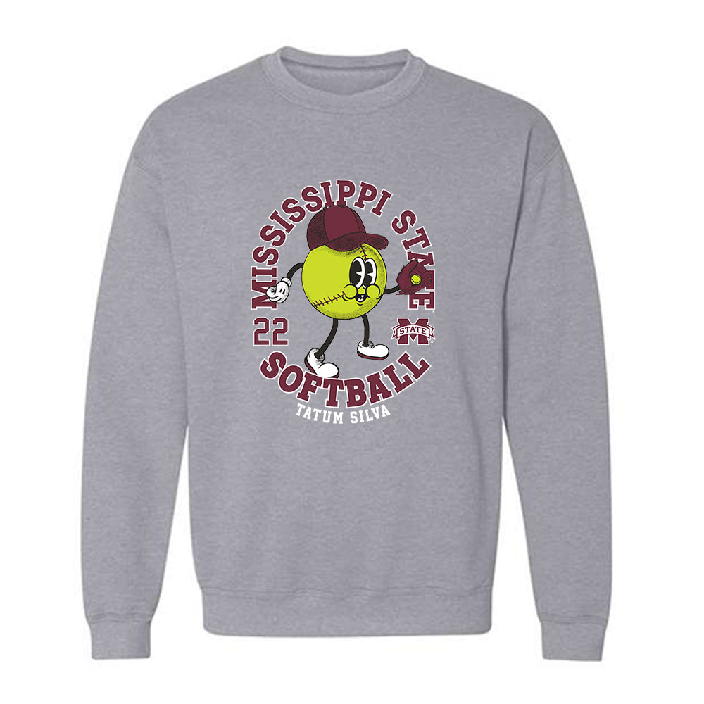 Mississippi State - NCAA Softball : Tatum Silva - Fashion Shersey Crewneck Sweatshirt-0