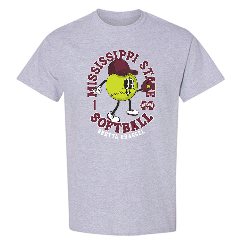 Mississippi State - NCAA Softball : Gretta Grassel - Fashion Shersey T-Shirt-0