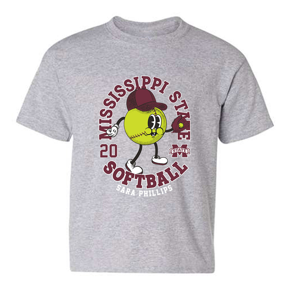 Mississippi State - NCAA Softball : Sara Phillips - Fashion Shersey Youth T-Shirt-0