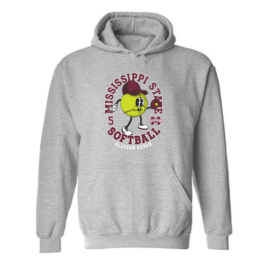 Mississippi State - NCAA Softball : Allyson Supan - Fashion Shersey Hooded Sweatshirt-0