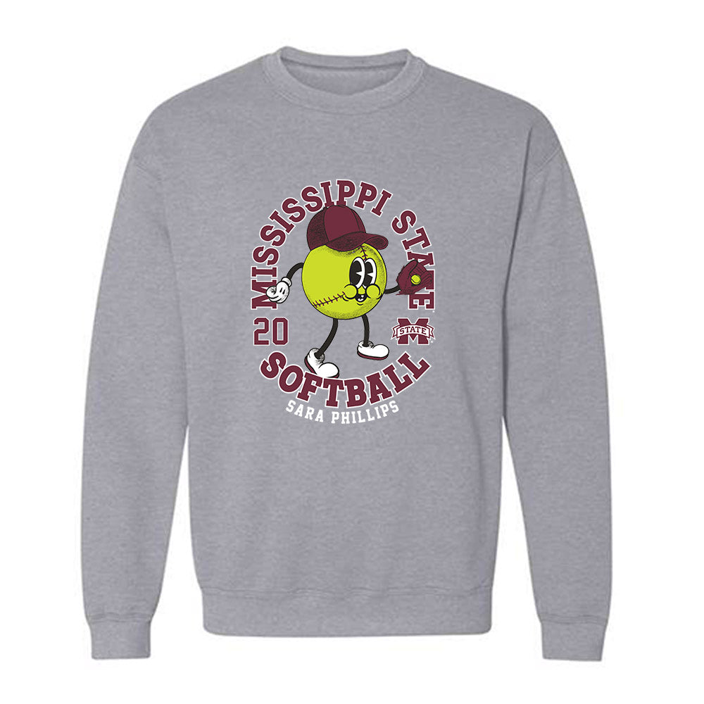 Mississippi State - NCAA Softball : Sara Phillips - Fashion Shersey Crewneck Sweatshirt-0