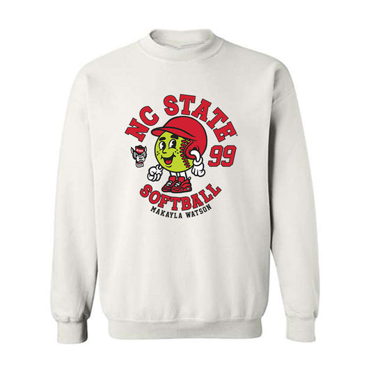 NC State - NCAA Softball : Makayla Watson - Fashion Shersey Crewneck Sweatshirt-0
