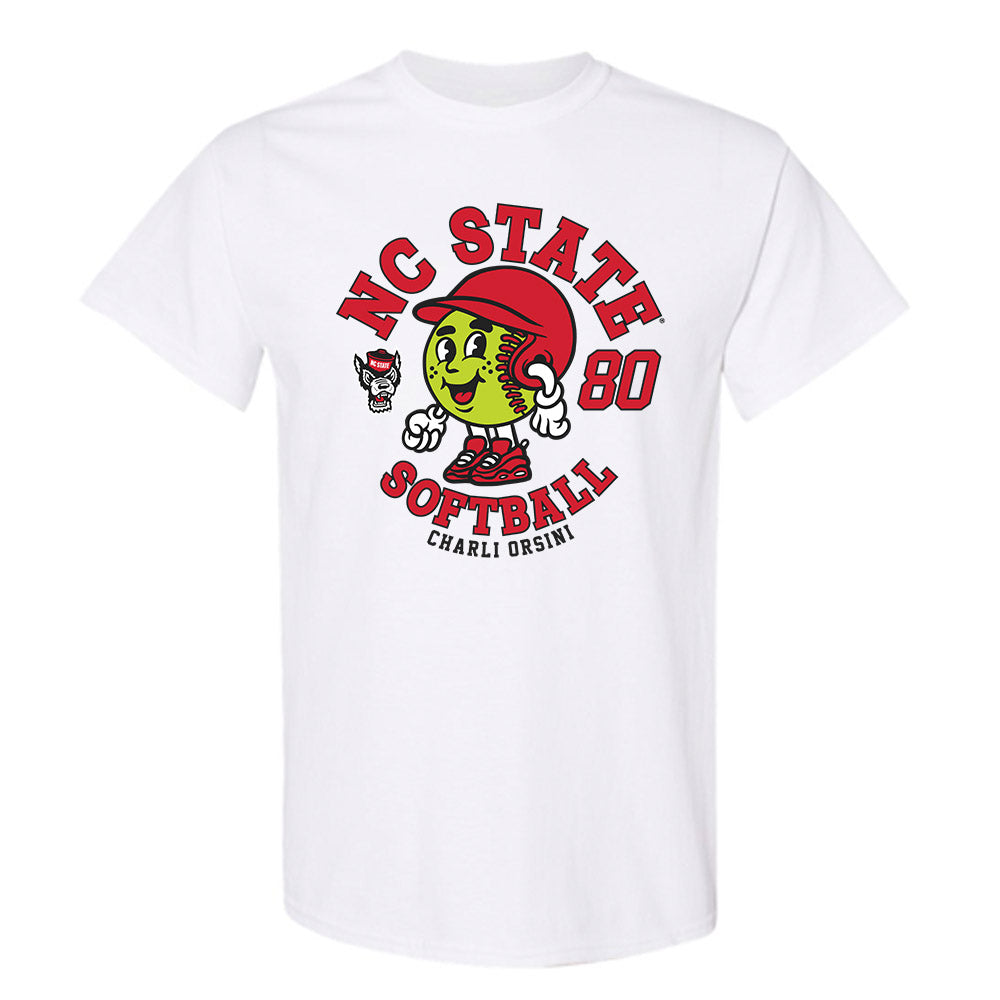 NC State - NCAA Softball : Charli Orsini - Fashion Shersey T-Shirt-0