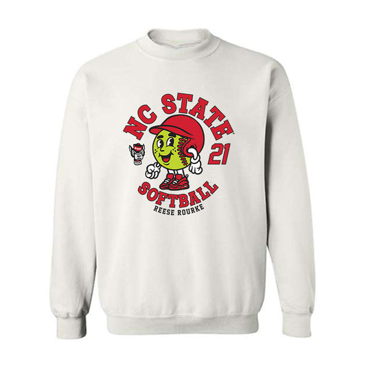 NC State - NCAA Softball : Reese Rourke - Fashion Shersey Crewneck Sweatshirt-0