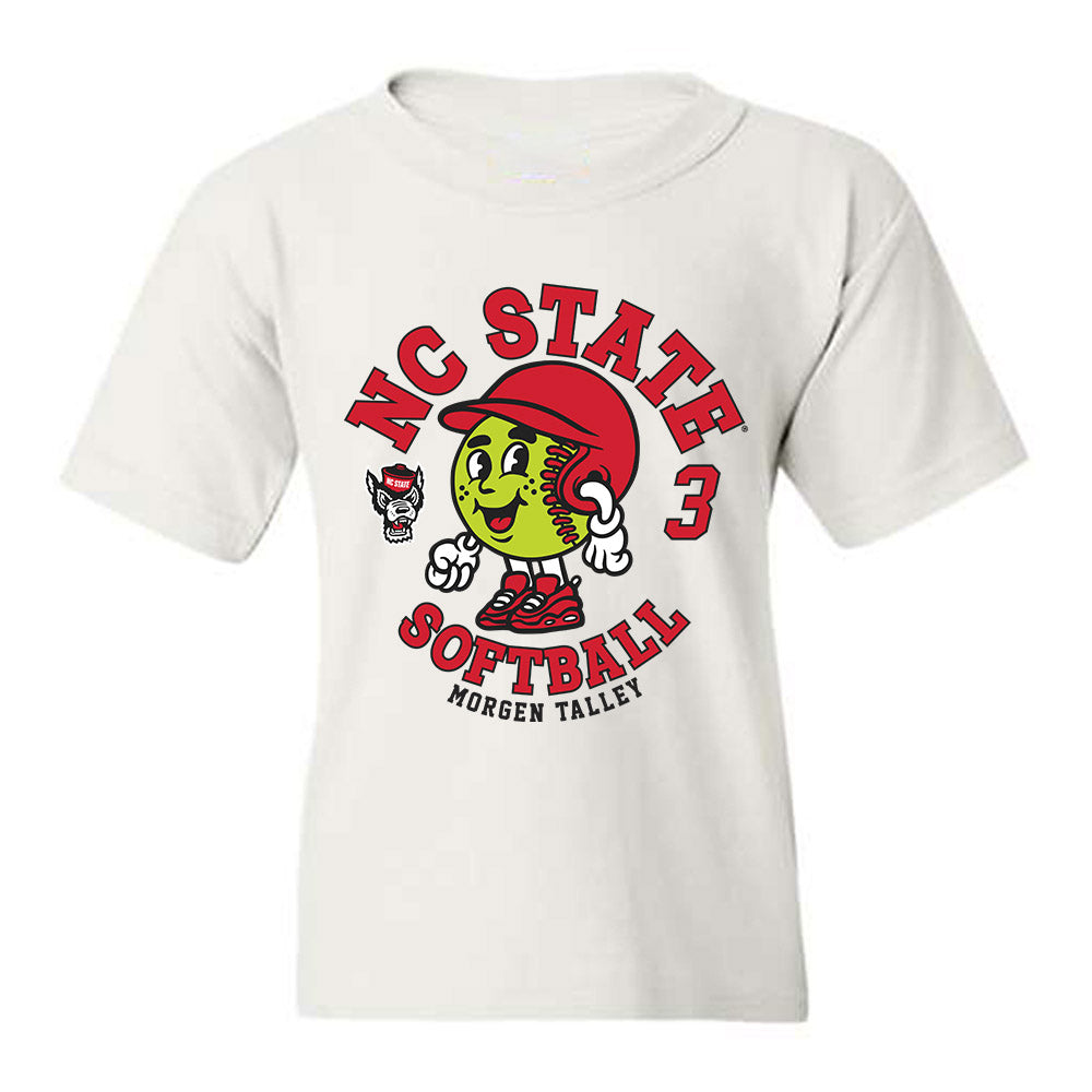 NC State - NCAA Softball : Morgen Talley - Fashion Shersey Youth T-Shirt-0