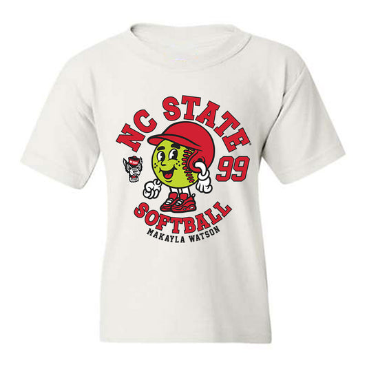 NC State - NCAA Softball : Makayla Watson - Fashion Shersey Youth T-Shirt-0