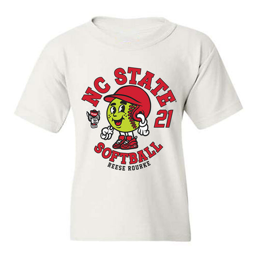 NC State - NCAA Softball : Reese Rourke - Fashion Shersey Youth T-Shirt-0
