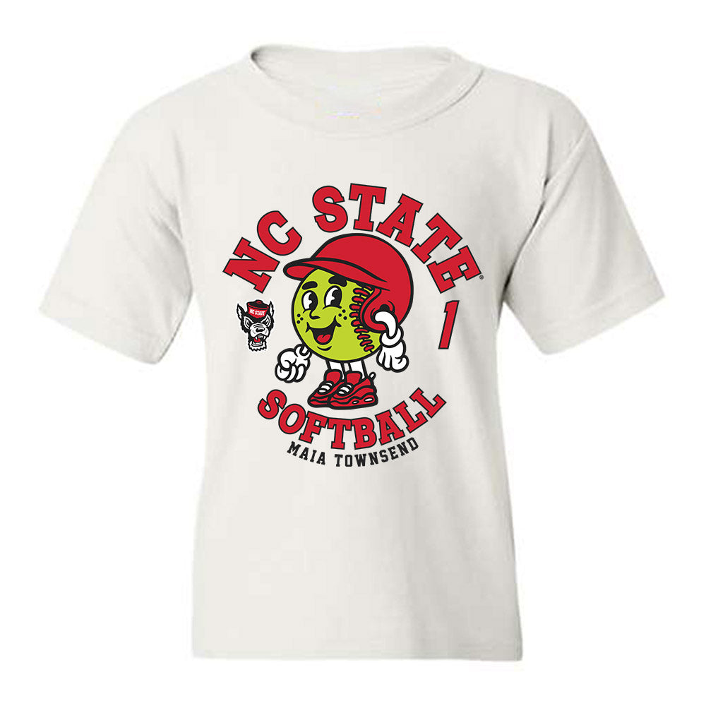 NC State - NCAA Softball : Maia Townsend - Fashion Shersey Youth T-Shirt-0