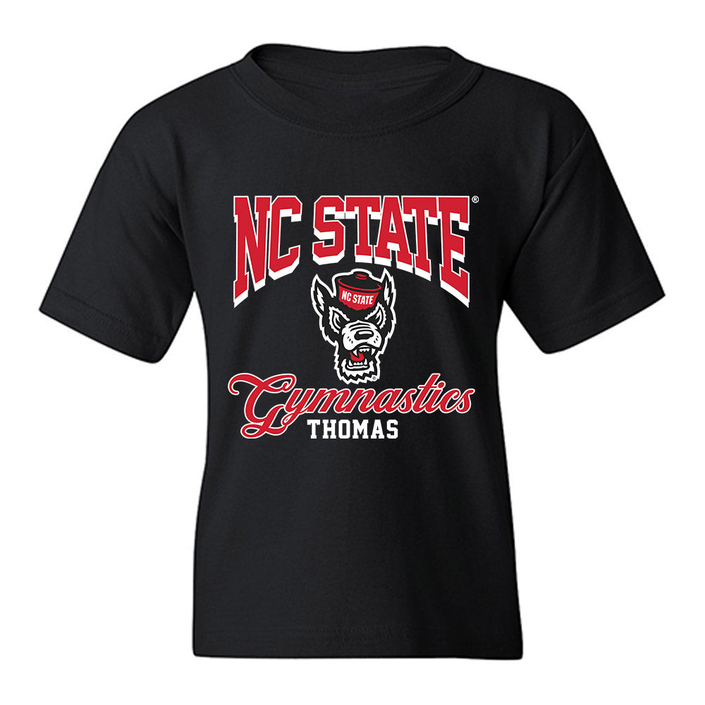 NC State - NCAA Women's Gymnastics : Syniya Thomas - Fashion Shersey Youth T-Shirt-0