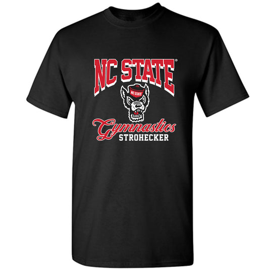 NC State - NCAA Women's Gymnastics : Elizabeth Strohecker - Fashion Shersey T-Shirt-0