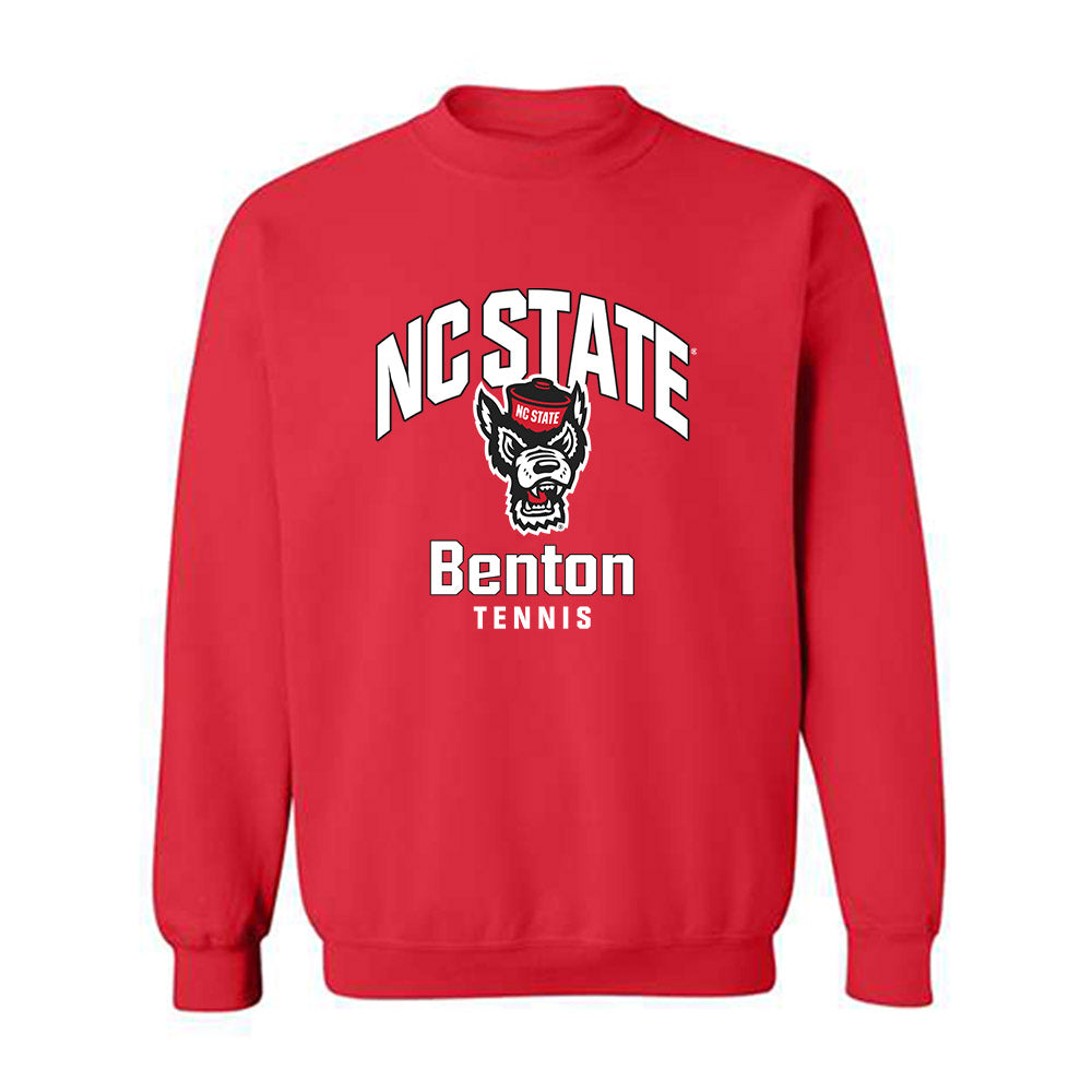 NC State - NCAA Men's Tennis : Cody Benton - Fashion Shersey Crewneck Sweatshirt-0