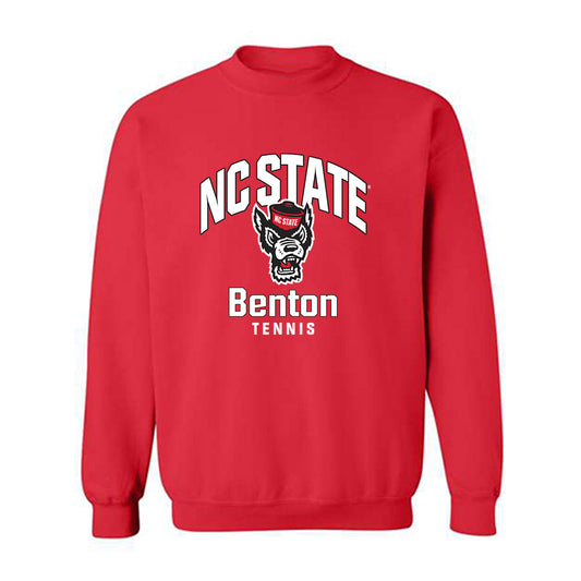 NC State - NCAA Men's Tennis : Cody Benton - Fashion Shersey Crewneck Sweatshirt-0