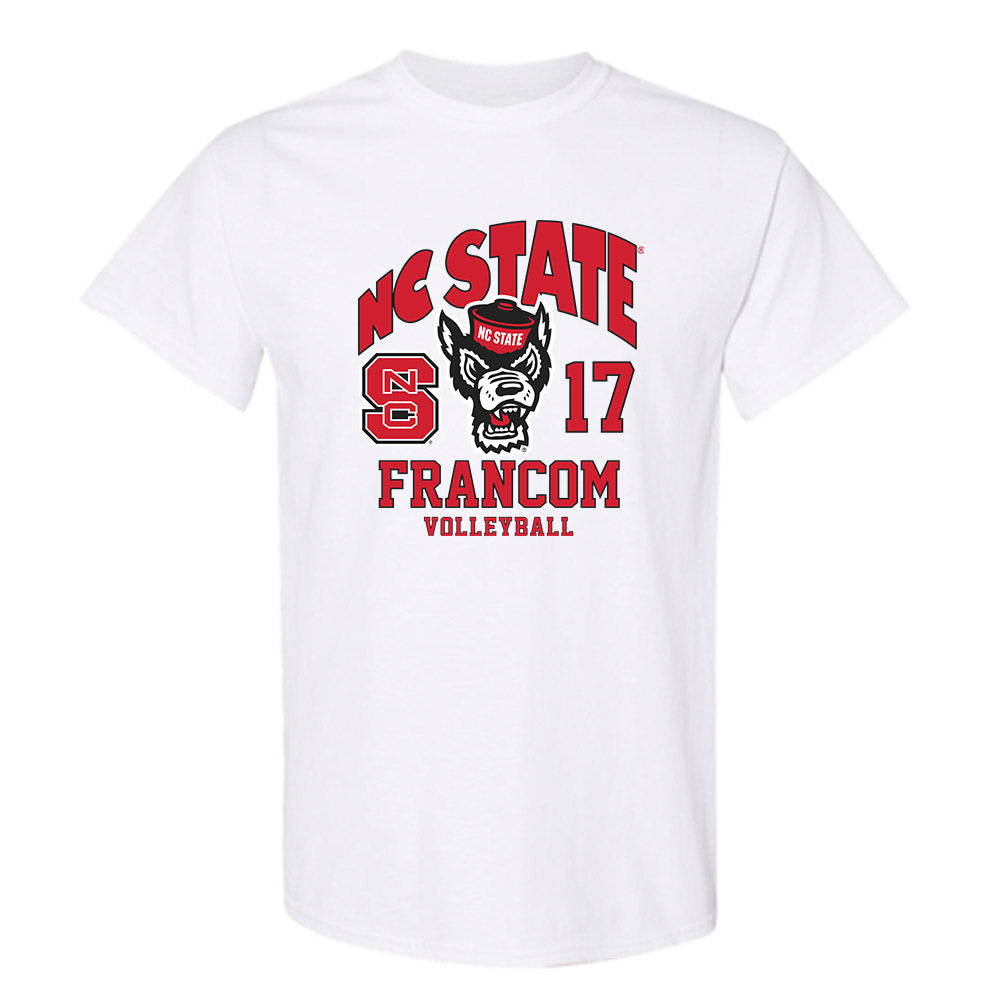 NC State - NCAA Women's Volleyball : Talia Francom - Fashion Shersey T-Shirt-0