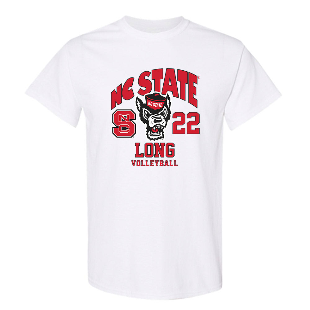 NC State - NCAA Women's Volleyball : Eva Long - Fashion Shersey T-Shirt-0