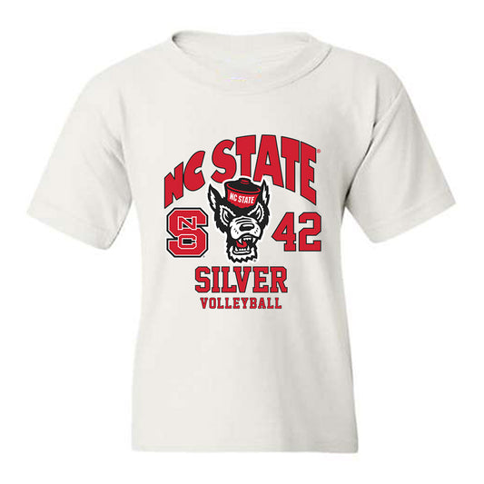 NC State - NCAA Women's Volleyball : Britni Silver - Fashion Shersey Youth T-Shirt-0
