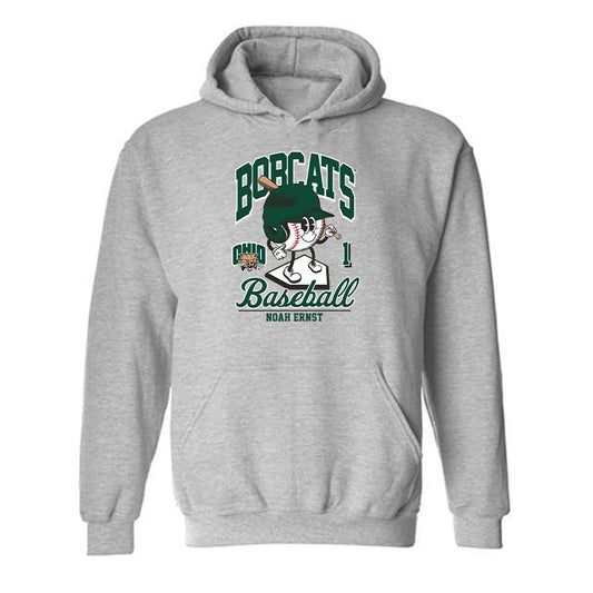 Ohio - NCAA Baseball : Noah Ernst - Fashion Shersey Hooded Sweatshirt-0