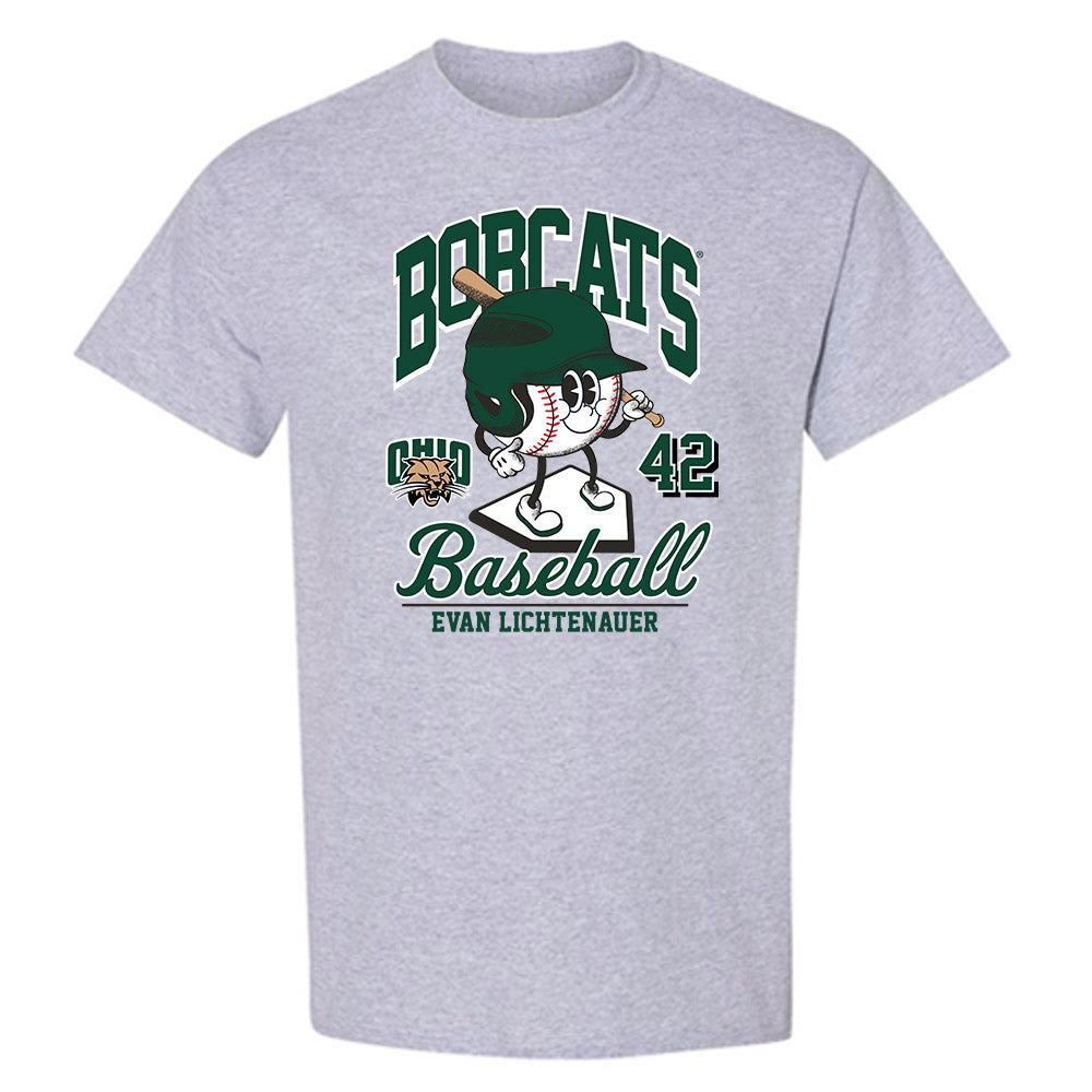 Ohio - NCAA Baseball : Evan Lichtenauer - Fashion Shersey T-Shirt-0
