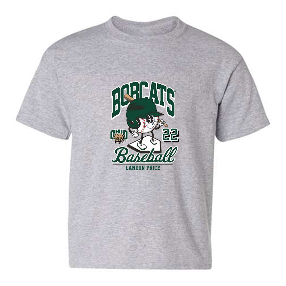Ohio - NCAA Baseball : Landon Price - Fashion Shersey Youth T-Shirt-0