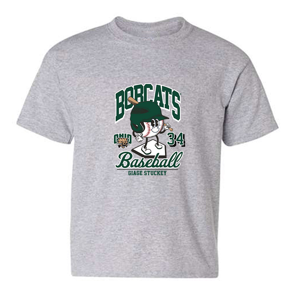 Ohio - NCAA Baseball : Giage Stuckey - Fashion Shersey Youth T-Shirt-0