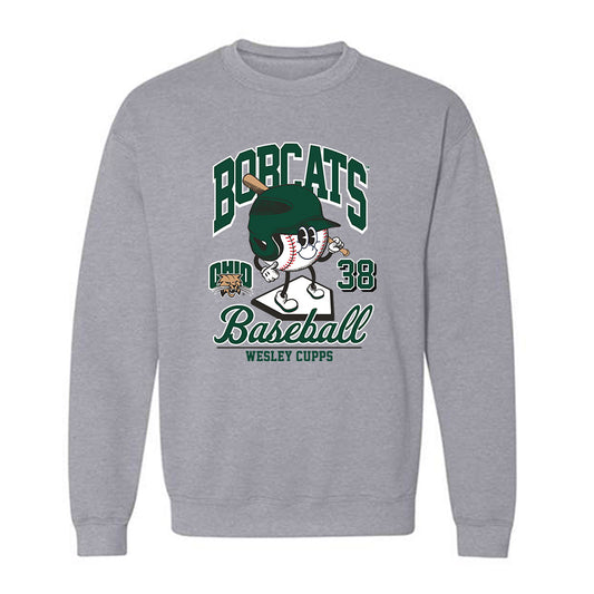 Ohio - NCAA Baseball : Wesley Cupps - Fashion Shersey Crewneck Sweatshirt-0