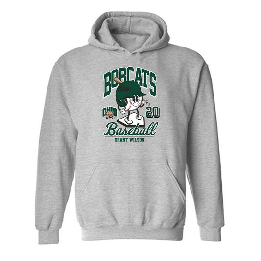 Ohio - NCAA Baseball : Grant Wilson - Fashion Shersey Hooded Sweatshirt-0