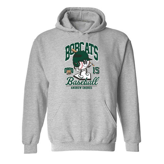 Ohio - NCAA Baseball : Andrew Endres - Fashion Shersey Hooded Sweatshirt-0
