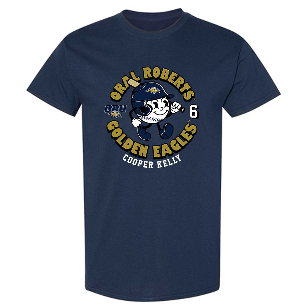 Oral Roberts - NCAA Baseball : Cooper Kelly - Fashion Shersey T-Shirt-0