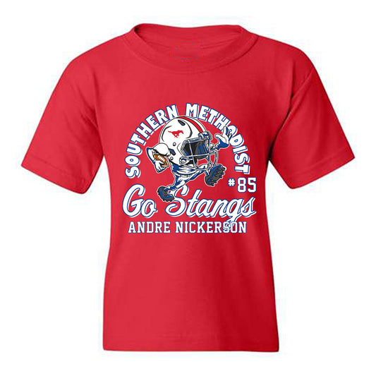 SMU - NCAA Football : Andre Nickerson - Fashion Shersey Youth T-Shirt-0