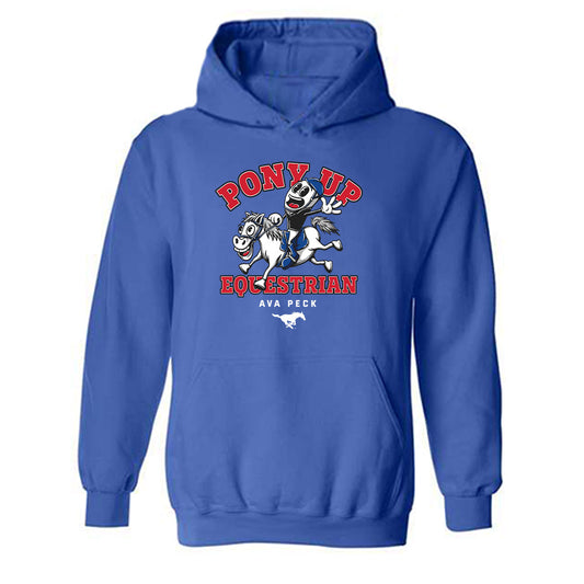 SMU - NCAA Equestrian : Ava Peck - Fashion Shersey Hooded Sweatshirt-0