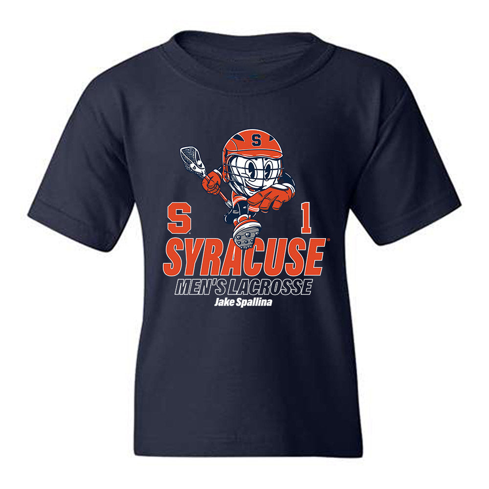 Syracuse - NCAA Men's Lacrosse : Jake Spallina - Fashion Shersey Youth T-Shirt-0