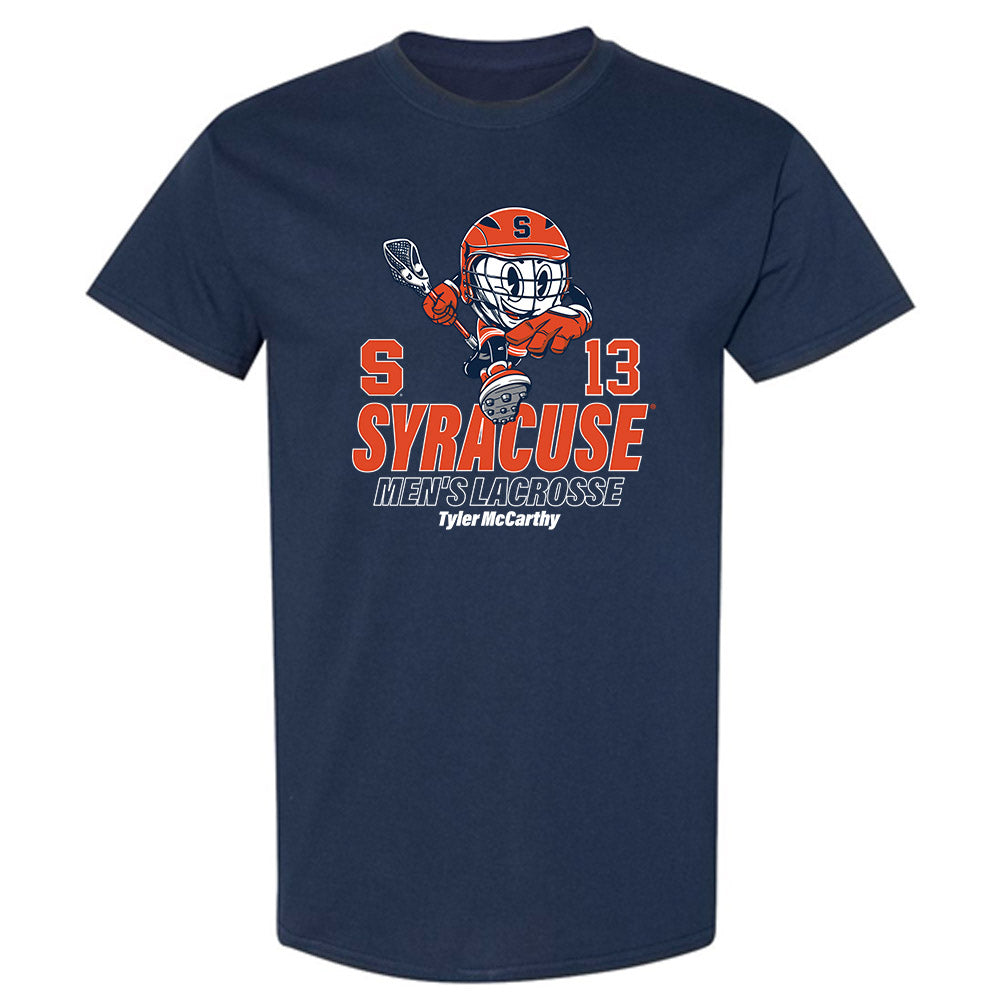 Syracuse - NCAA Men's Lacrosse : Tyler McCarthy - Fashion Shersey T-Shirt-0