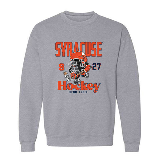 Syracuse - NCAA Women's Ice Hockey : Heidi Knoll - Fashion Shersey Crewneck Sweatshirt