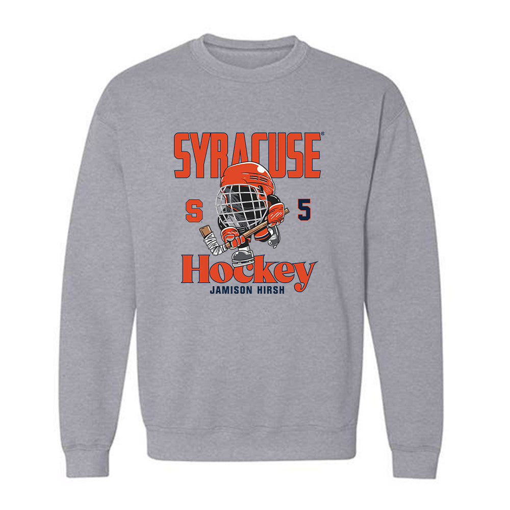 Syracuse - NCAA Women's Ice Hockey : Jamison Hirsh - Fashion Shersey Crewneck Sweatshirt-0