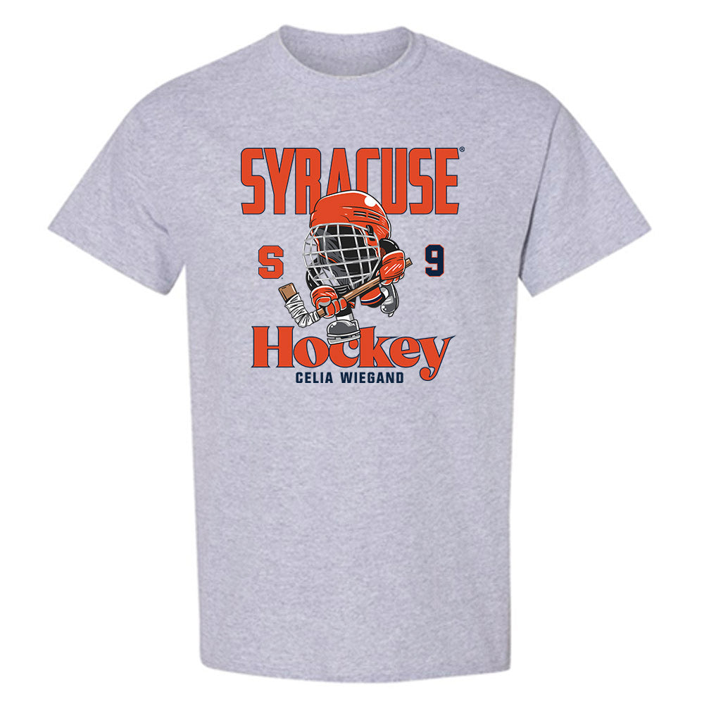 Syracuse - NCAA Women's Ice Hockey : Celia Wiegand - Fashion Shersey T-Shirt-0