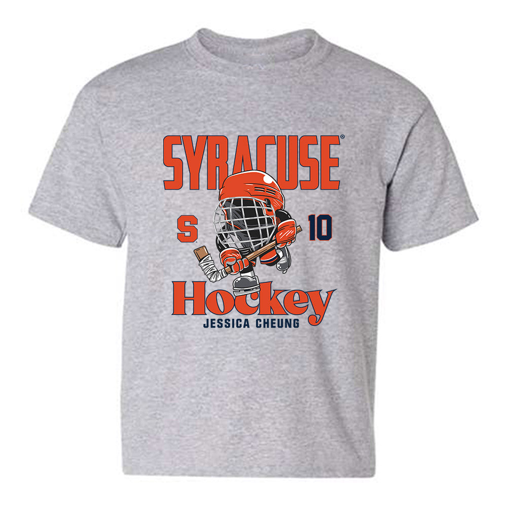Syracuse - NCAA Women's Ice Hockey : Jessica Cheung - Fashion Shersey Youth T-Shirt-0