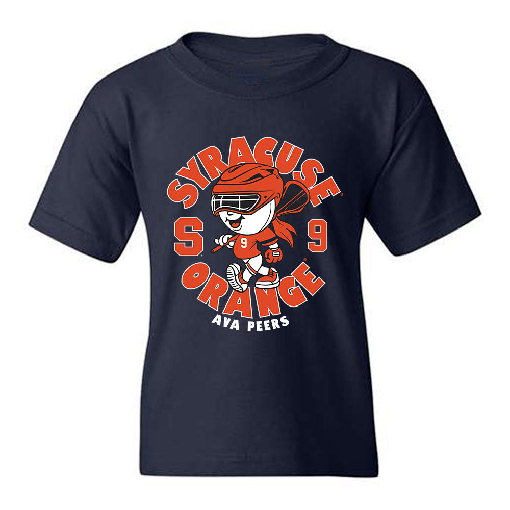 Syracuse - NCAA Women's Lacrosse : Ava Peers - Fashion Shersey Youth T-Shirt-0