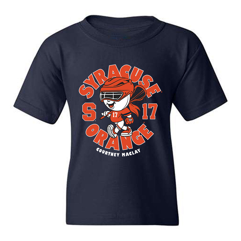 Syracuse - NCAA Women's Lacrosse : Courtney Maclay - Fashion Shersey Youth T-Shirt-0