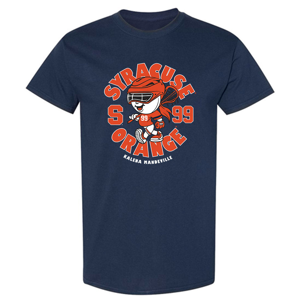 Syracuse - NCAA Women's Lacrosse : Kalena Mandeville - Fashion Shersey T-Shirt-0