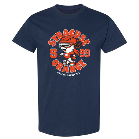 Syracuse - NCAA Women's Lacrosse : Kalena Mandeville - Fashion Shersey T-Shirt-0