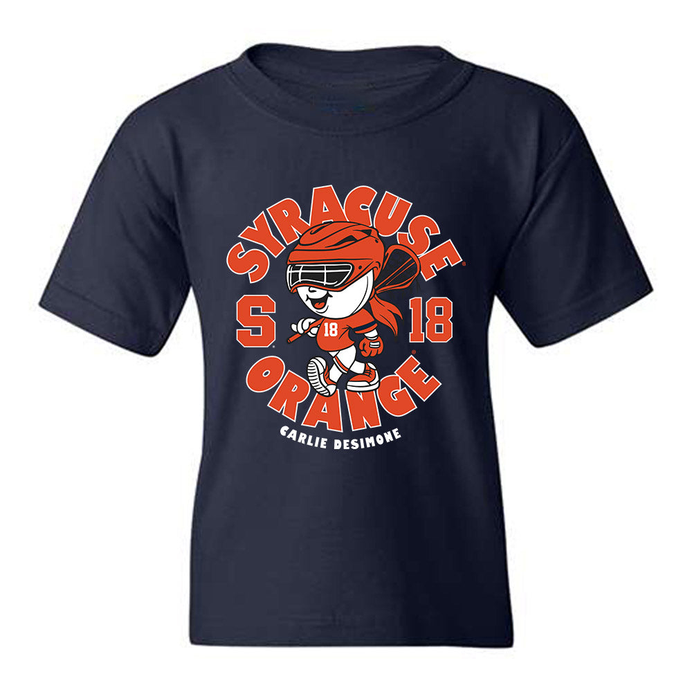 Syracuse - NCAA Women's Lacrosse : Carlie Desimone - Fashion Shersey Youth T-Shirt-0