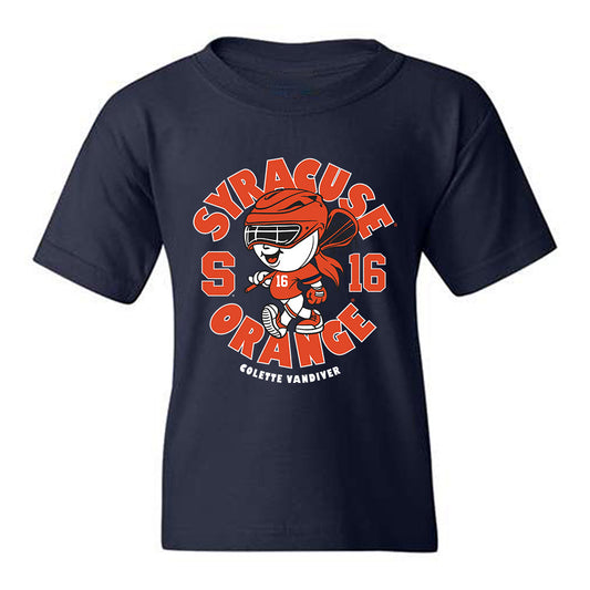 Syracuse - NCAA Women's Lacrosse : Colette Vandiver - Fashion Shersey Youth T-Shirt-0