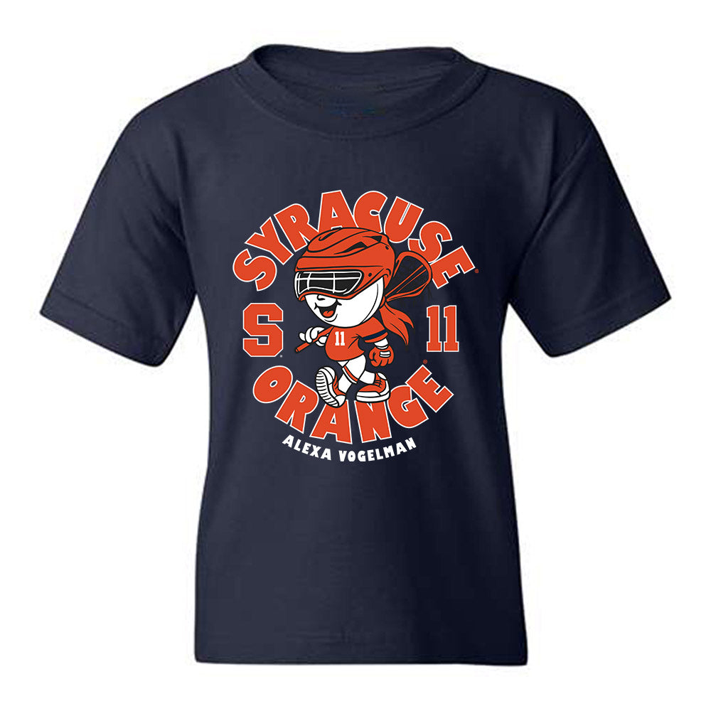 Syracuse - NCAA Women's Lacrosse : Alexa Vogelman - Fashion Shersey Youth T-Shirt-0