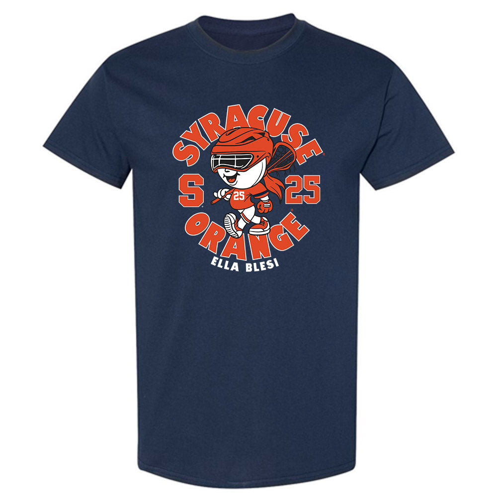 Syracuse - NCAA Women's Lacrosse : Ella Blesi - Fashion Shersey T-Shirt-0