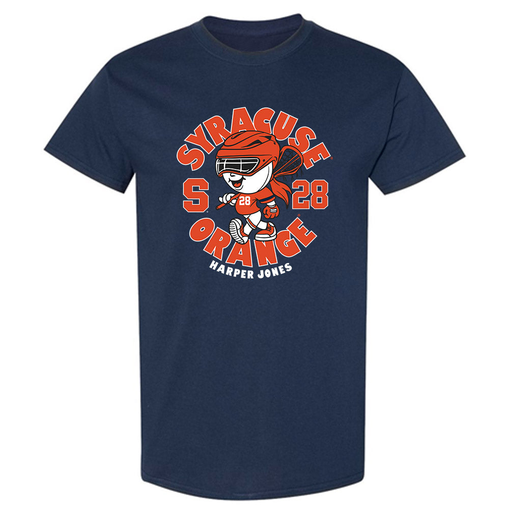 Syracuse - NCAA Women's Lacrosse : Harper Jones - Fashion Shersey T-Shirt-0